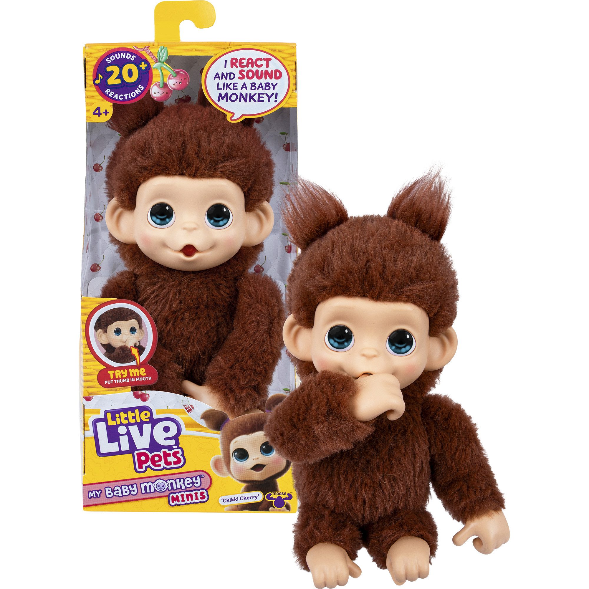 Moose Toys Spielfigur Moose Toys Little Live Pets - My Baby Monkey Minis