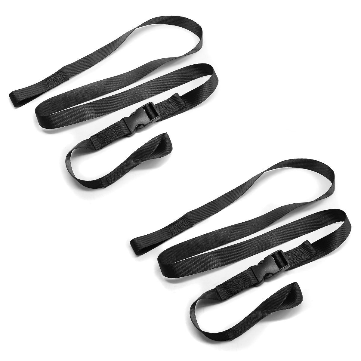 ConStands Spanngurt Motorrad Schlaufengurt Set 2 Stück # 1,5m schwarz
