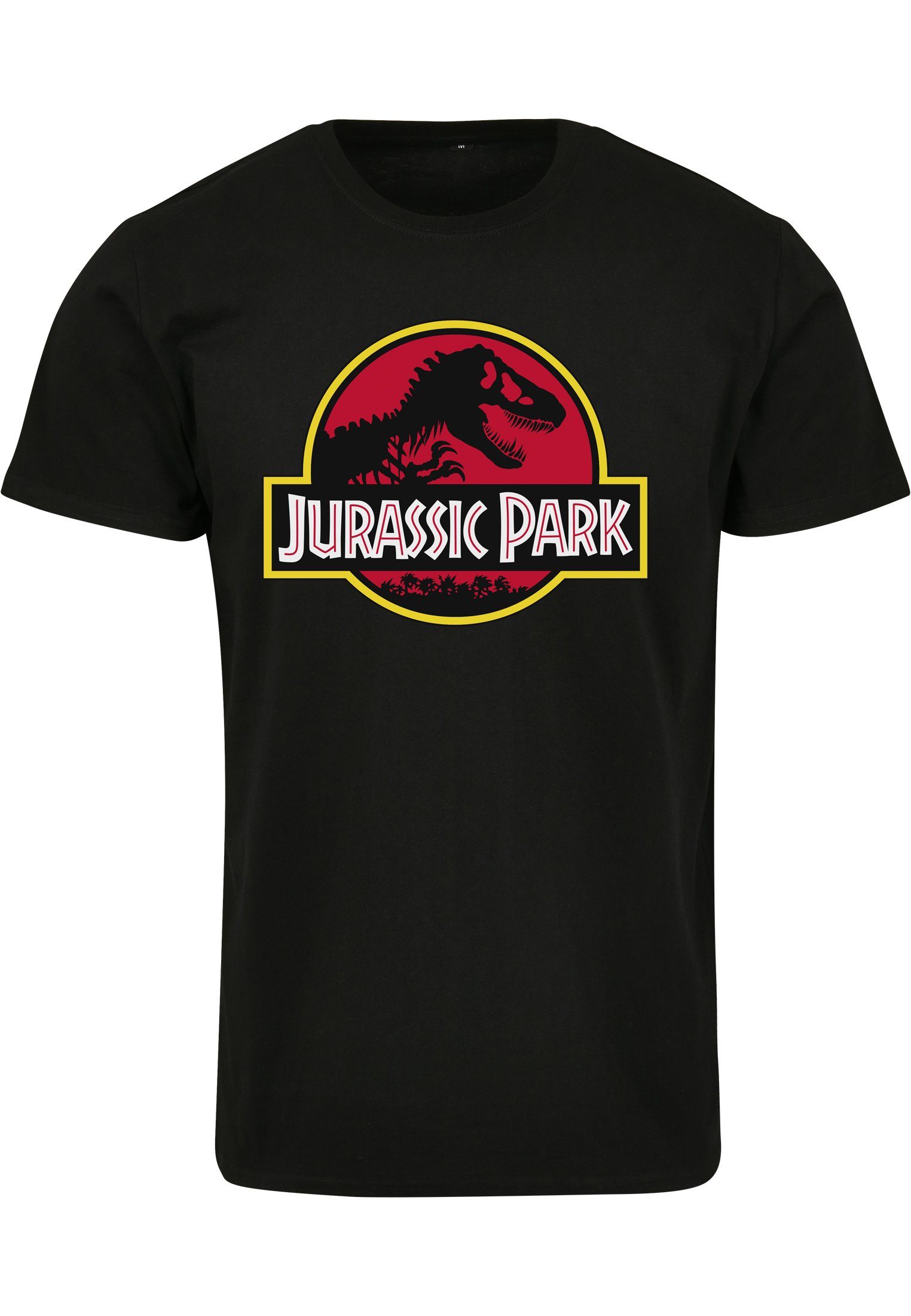 (1-tlg) Logo Jurassic Park Tee Herren Merchcode Kurzarmshirt black