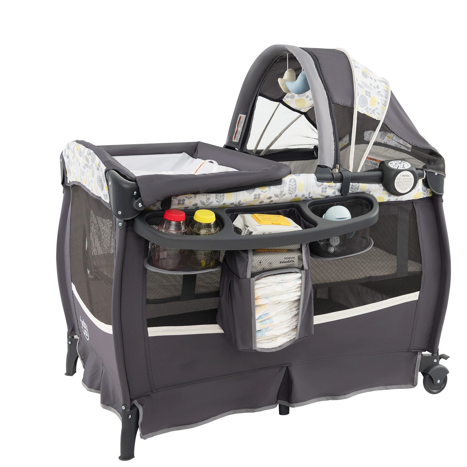 COSTWAY Baby-Reisebett, 4 in 1 Kinder günstig online kaufen