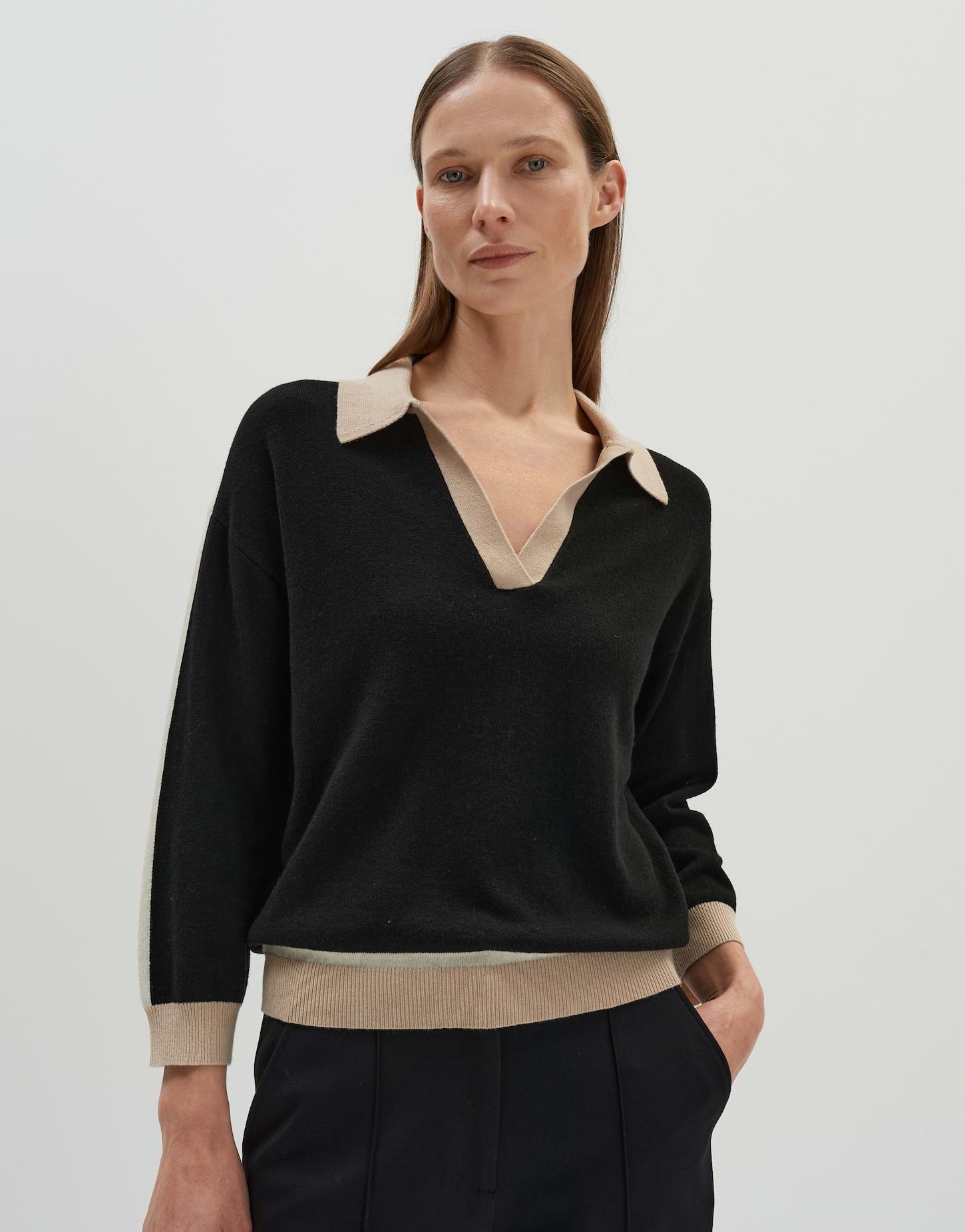 Strickpullover Feiner Strickpullover TILMA Loose mit Kaschmir