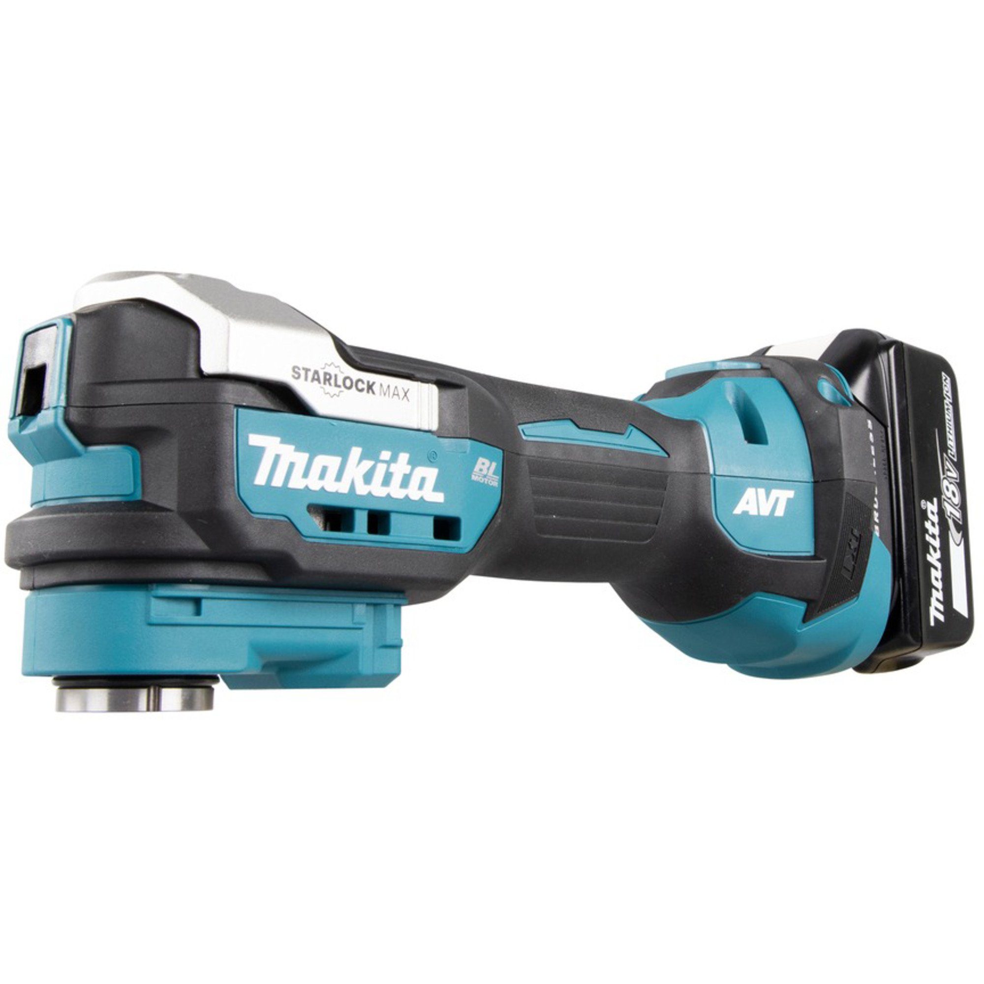 Makita Akku-Multifunktionswerkzeug Makita Akku-Multifunktions-Werkzeug DTM52T1JX2, Li-Ionen-Akku 5,0 Ah, MAKPAC