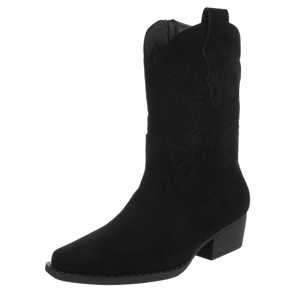 Ital-Design Modische Cowboy-Stiefel mit komfortablem Innenfutter günstig online kaufen