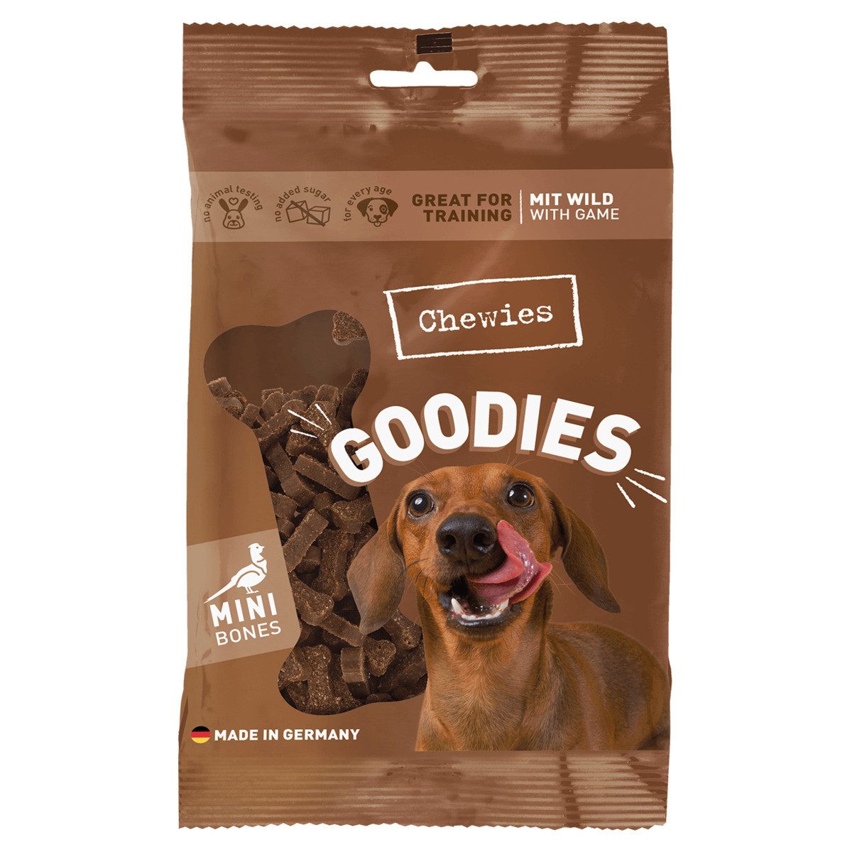 Chewies Goodies Mini Bones mit Wild 125 g