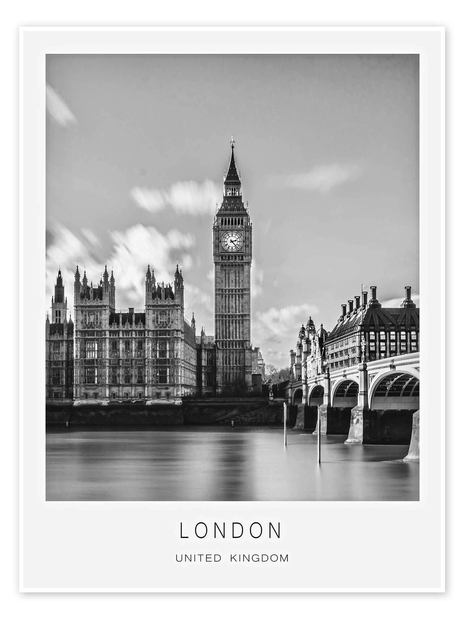 Posterlounge Wandbild London, Art Couture, erhältlich als Poster, Leinwandbild, Wandsticker oder Acrylglasbild