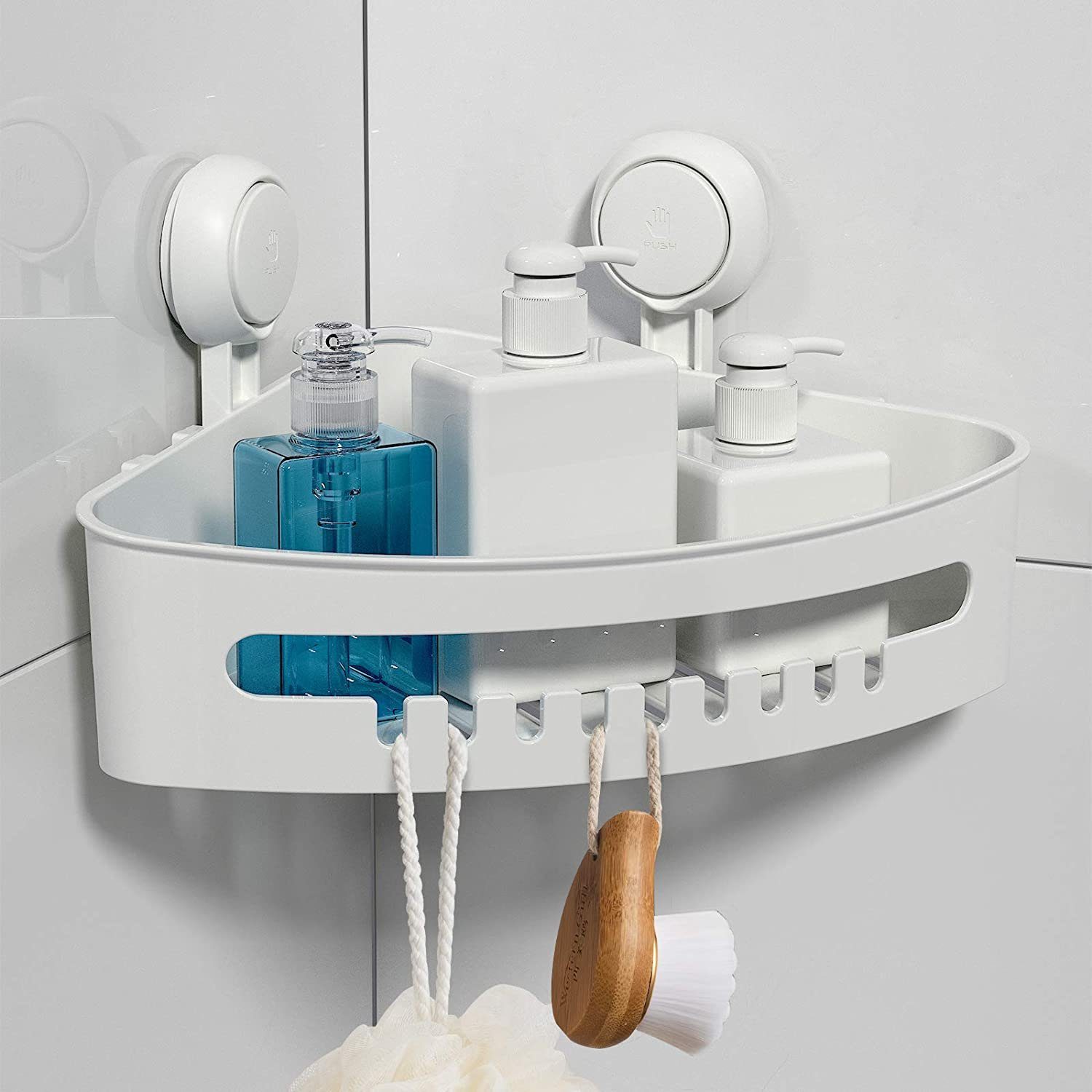 Elegear Duschablage Duschablage Badezimmer mit Saugnapf günstig online kaufen