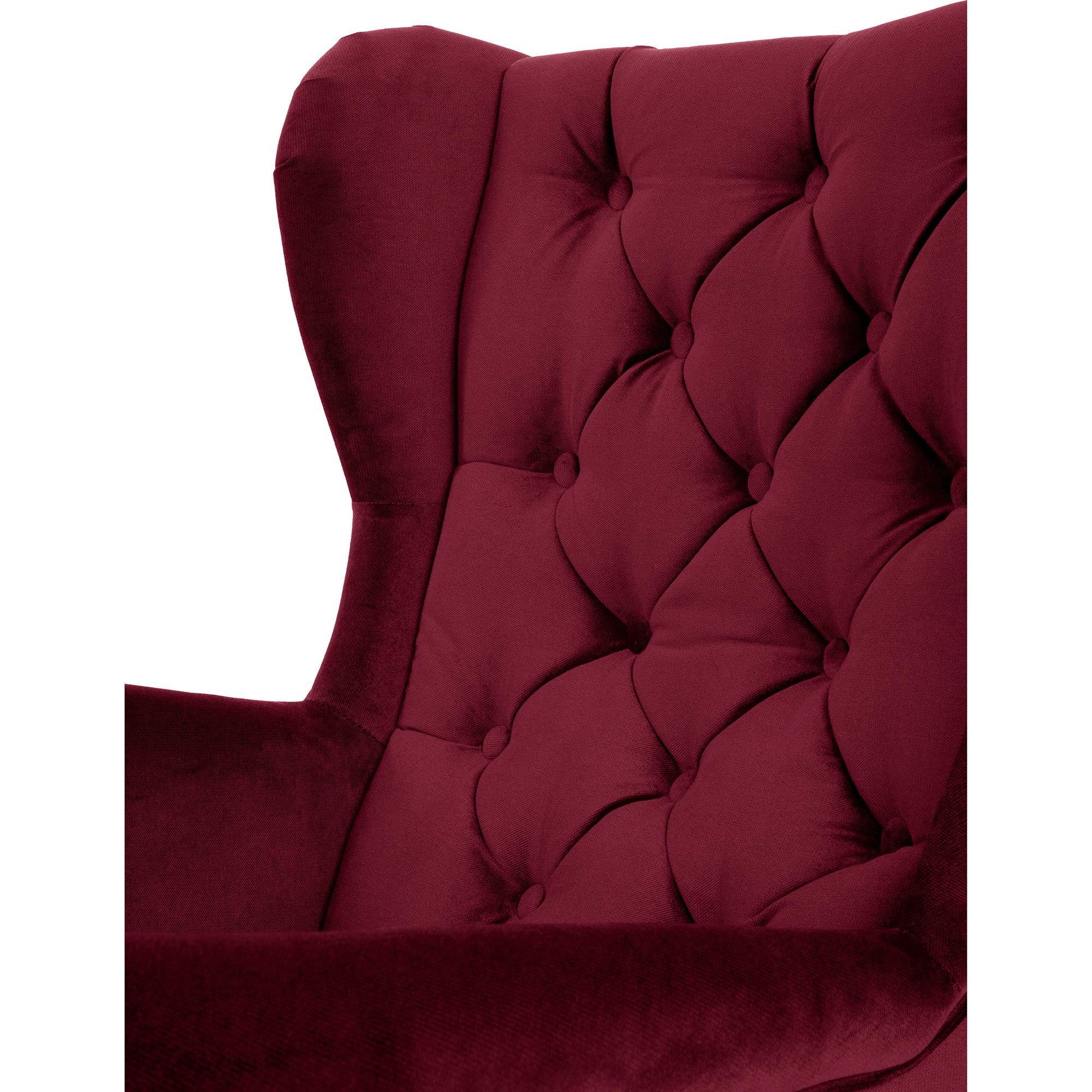 Beautysofa Ohrensessel Sessel FALCO Chesterfield Wohnzimmersessel Fernsehsessel – Bild 4 von 5
