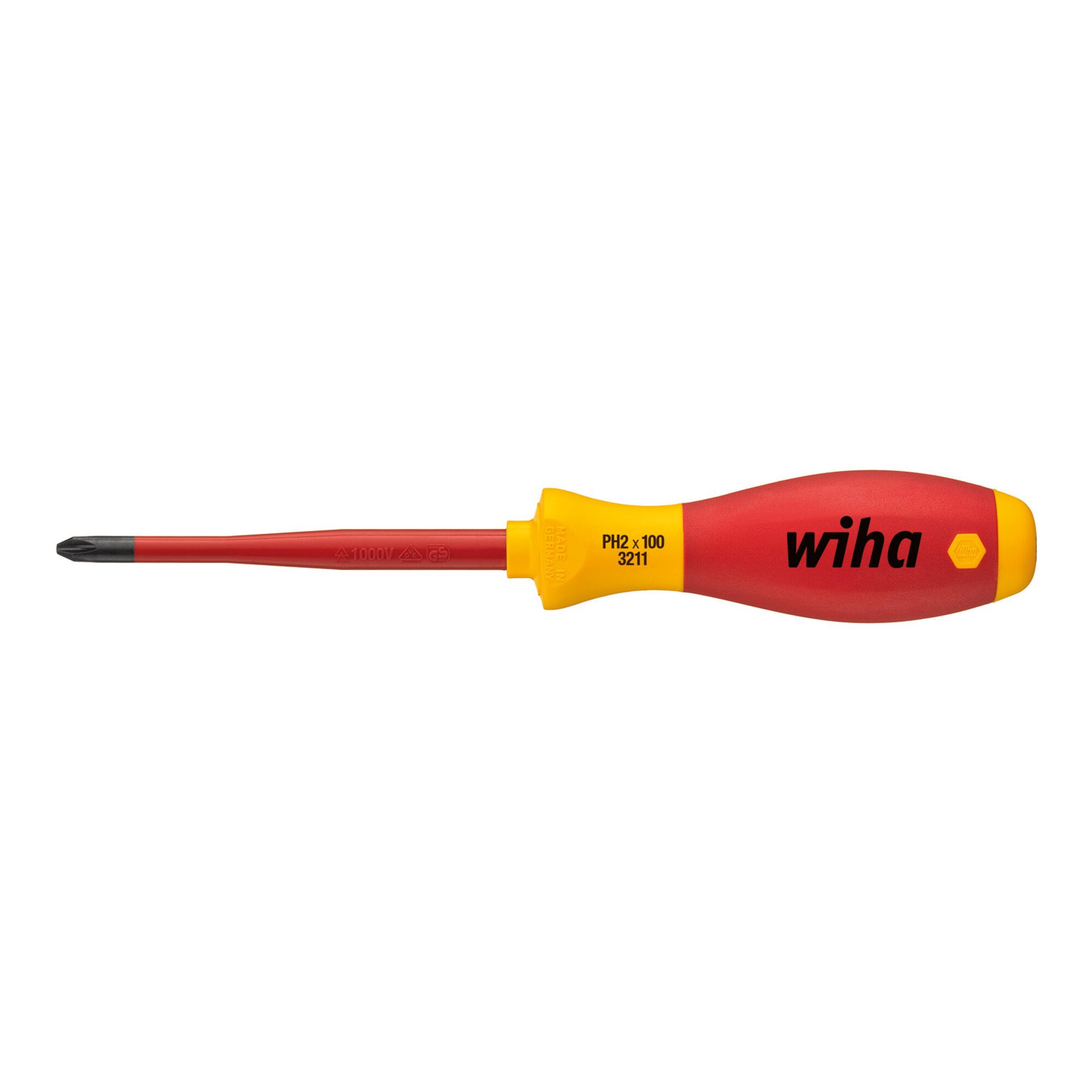 Wiha Bithalter Wiha Schraubendreher SoftFinish® electric slimFix Phillips PH1 x 80 mm