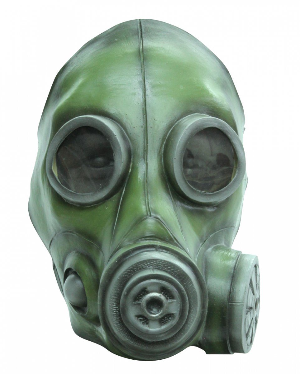 Horror-Shop Zombie-Kostüm Zombie War Gasmaske