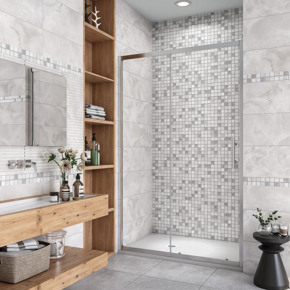 duschspa Dusch-Schiebetür 190cm Dusche Schiebetür Nischentür günstig online kaufen