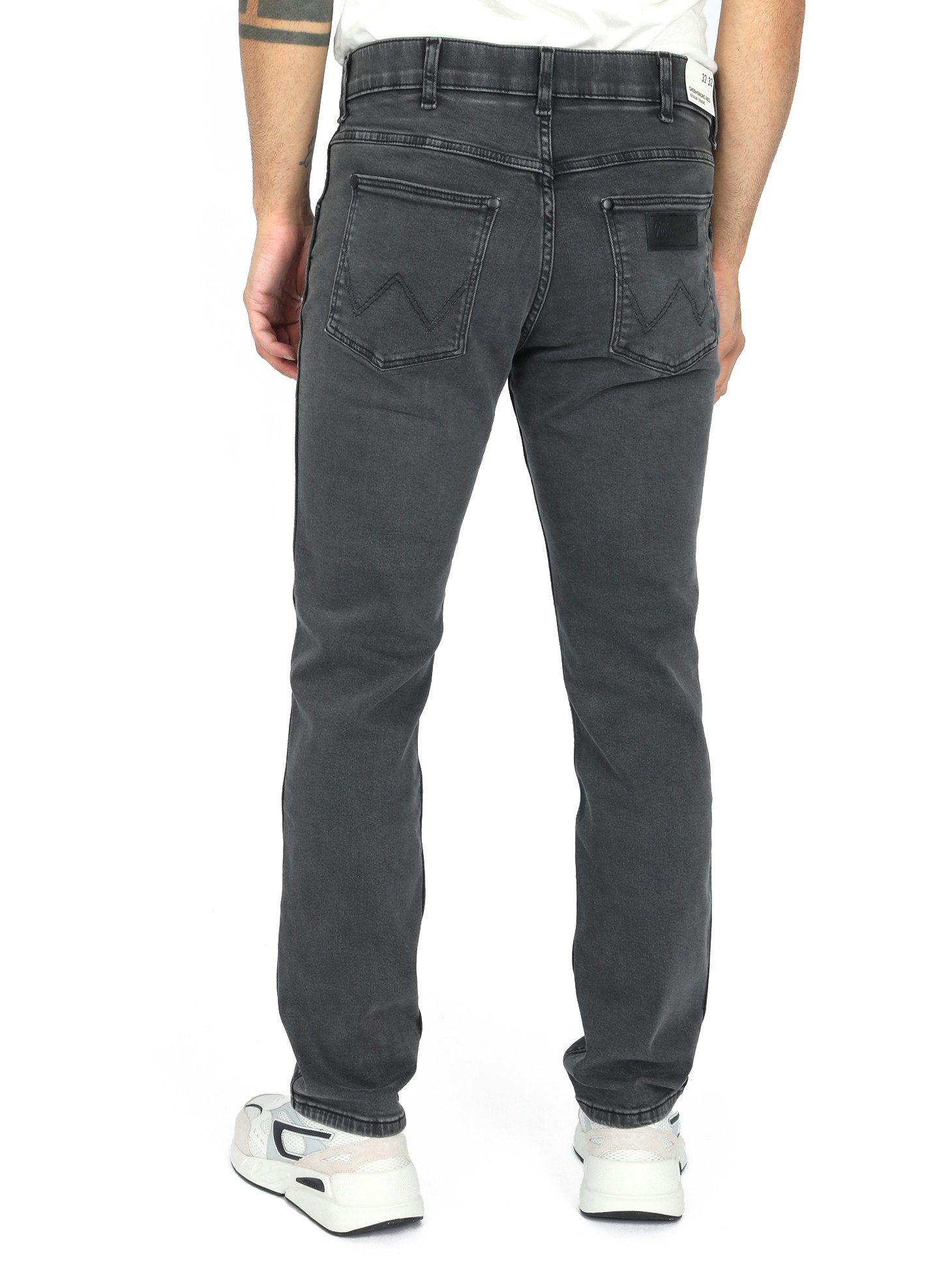 Wrangler Straight-Jeans Regular Fit Superstretch - GREENSBORO WHISPERED WAS günstig online kaufen