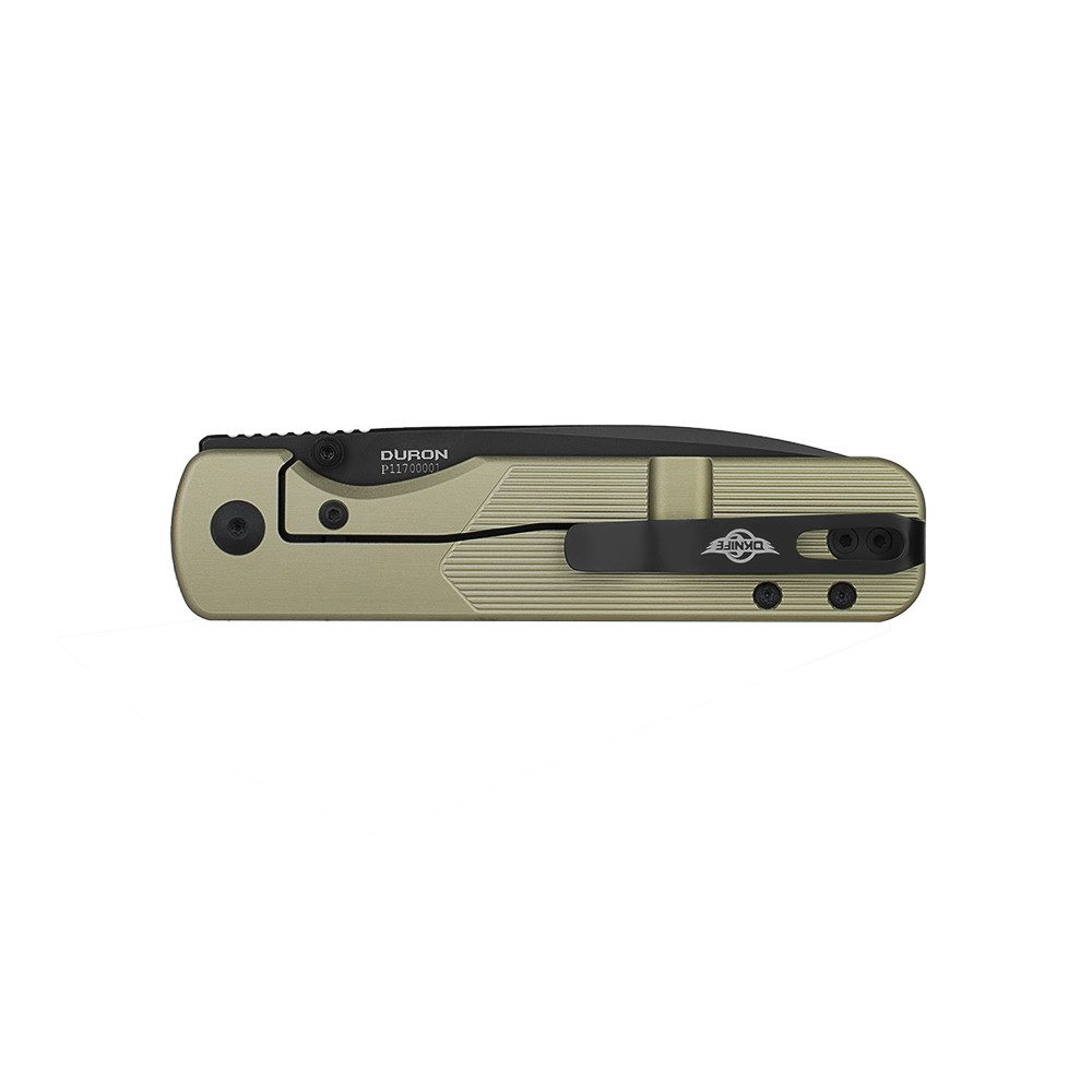 OLIGHT Taschenmesser Duron Taschenmesser mit O-Aluminiumgriffschalen (90 g), 89mm Nitro-V-Klinge, Keramikkugellager
