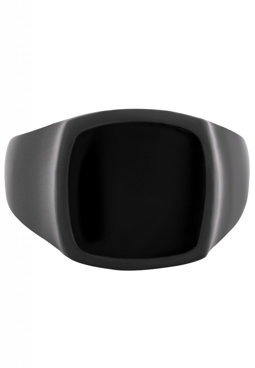 Akitsune Siegelring Opul Ring Mattschwarz EU 59 - UK R - US 9