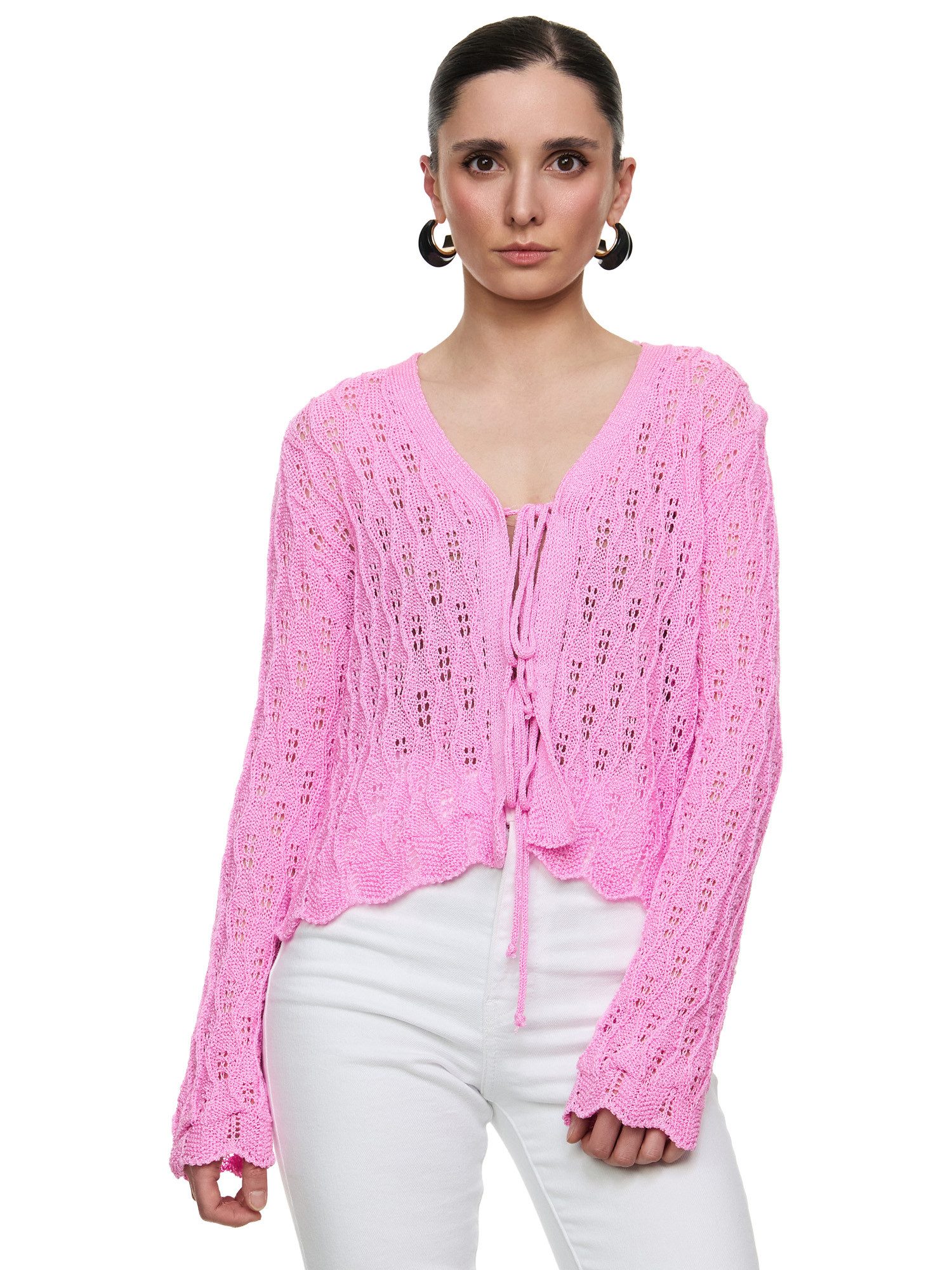 Worldclassca Strickjacke Worldclassca Strickjacke mit Schleife günstig online kaufen