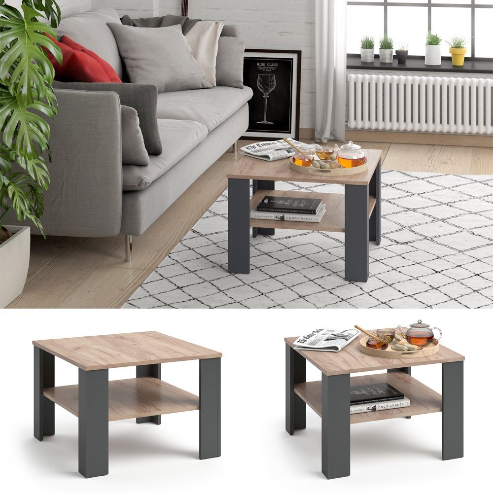 Vicco Couchtisch Homer, Anthrazit/Sand, 60 x günstig online kaufen