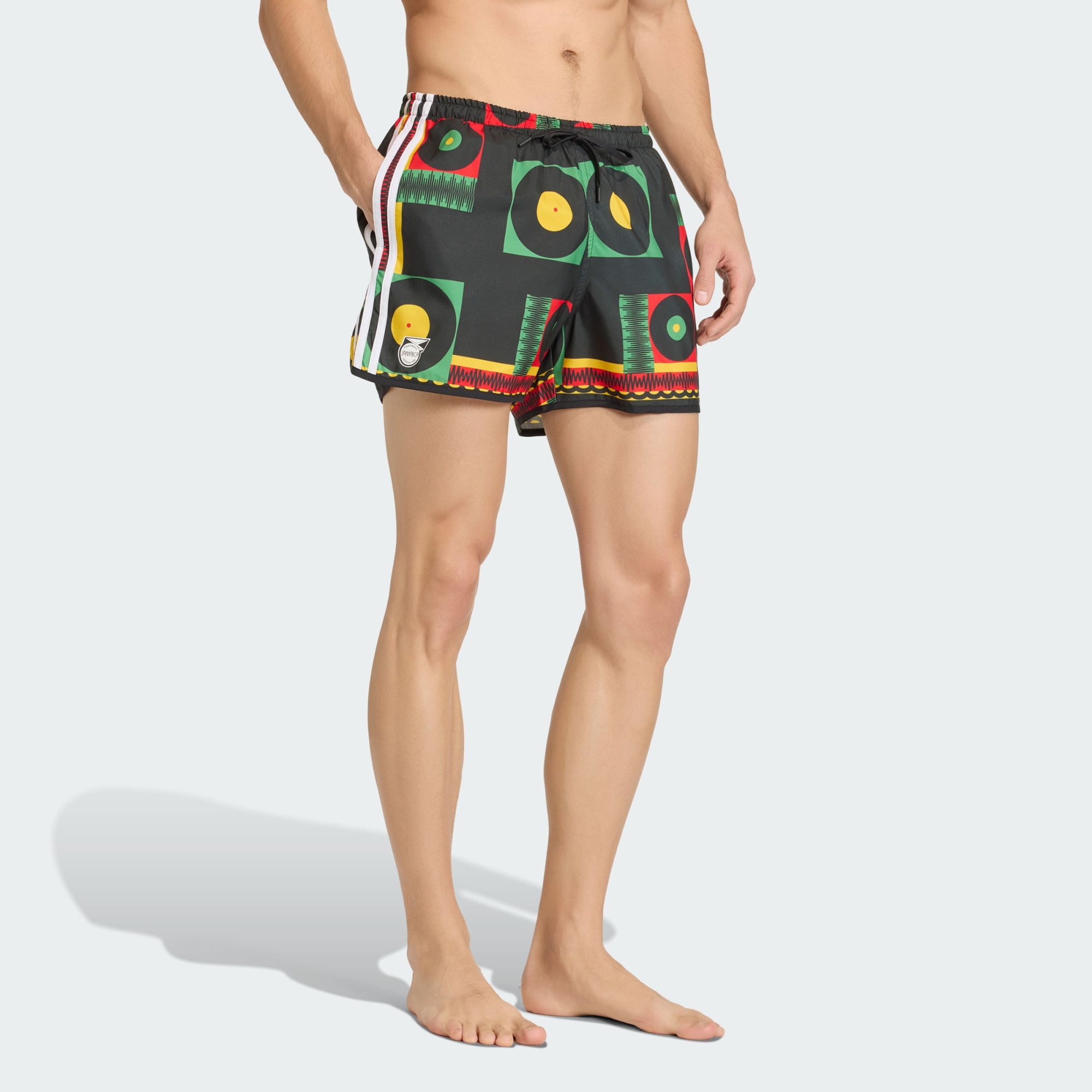 adidas Originals Badeshorts JAMAIKA X BOB MARLEY ORIGINALS BADESHORTS, 12,7 CM (1-St)