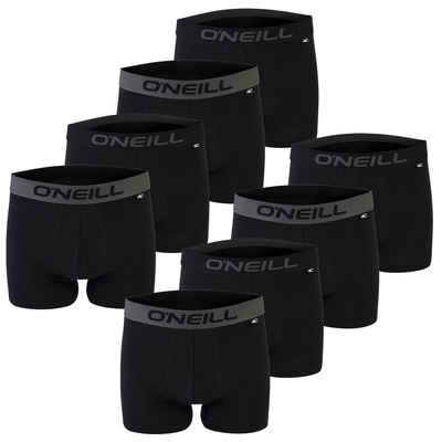 O'Neill Boxershorts Men boxer O'Neill plain Multipack (8-St) mit Logo Webbund