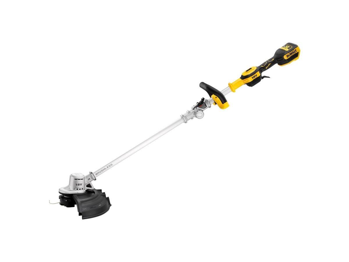 DeWalt Akku-Rasentrimmer 18V faltbar, 35 cm Arbeitsbreite Faden, (Set, 2 St., Solo Version ohne Akkus und Ladegerät), Solo Version ohne Akkus und Ladegerät