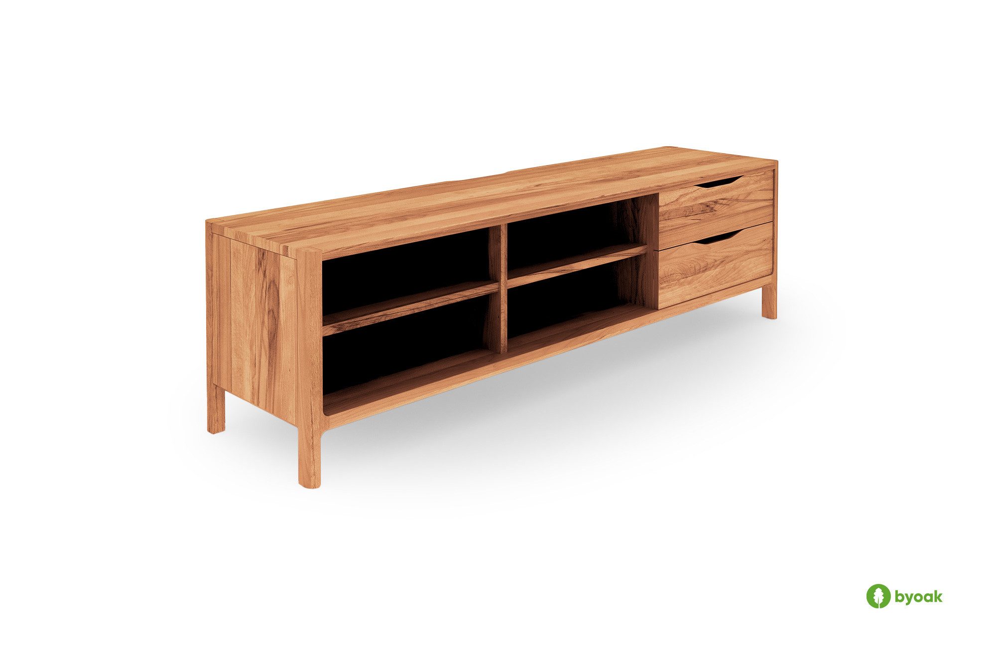 byoak TV-Schrank TWIG aus Massivholz Naturgeölt