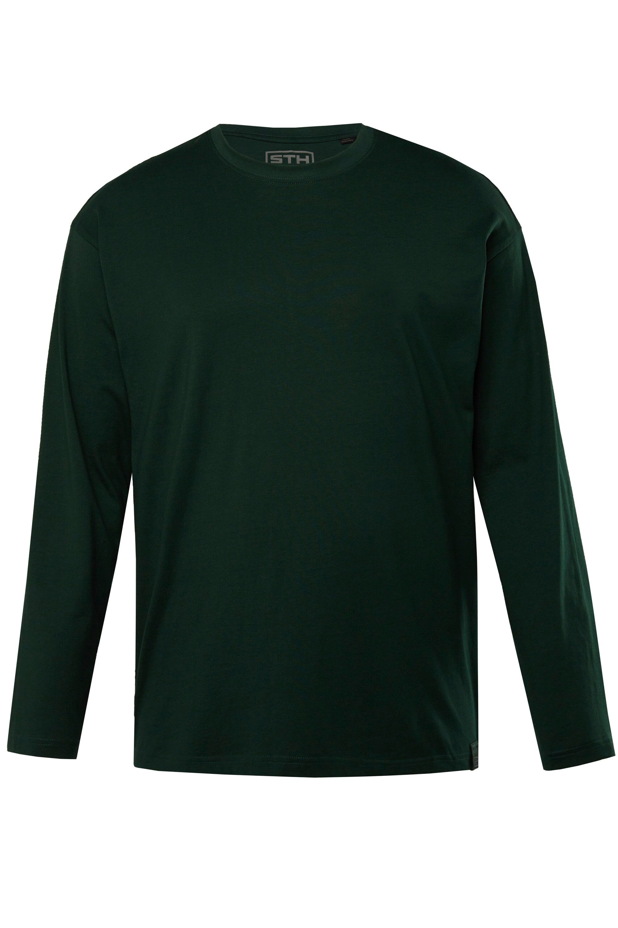STHUGE T-Shirt Langarmshirt Basic oversized bis günstig online kaufen