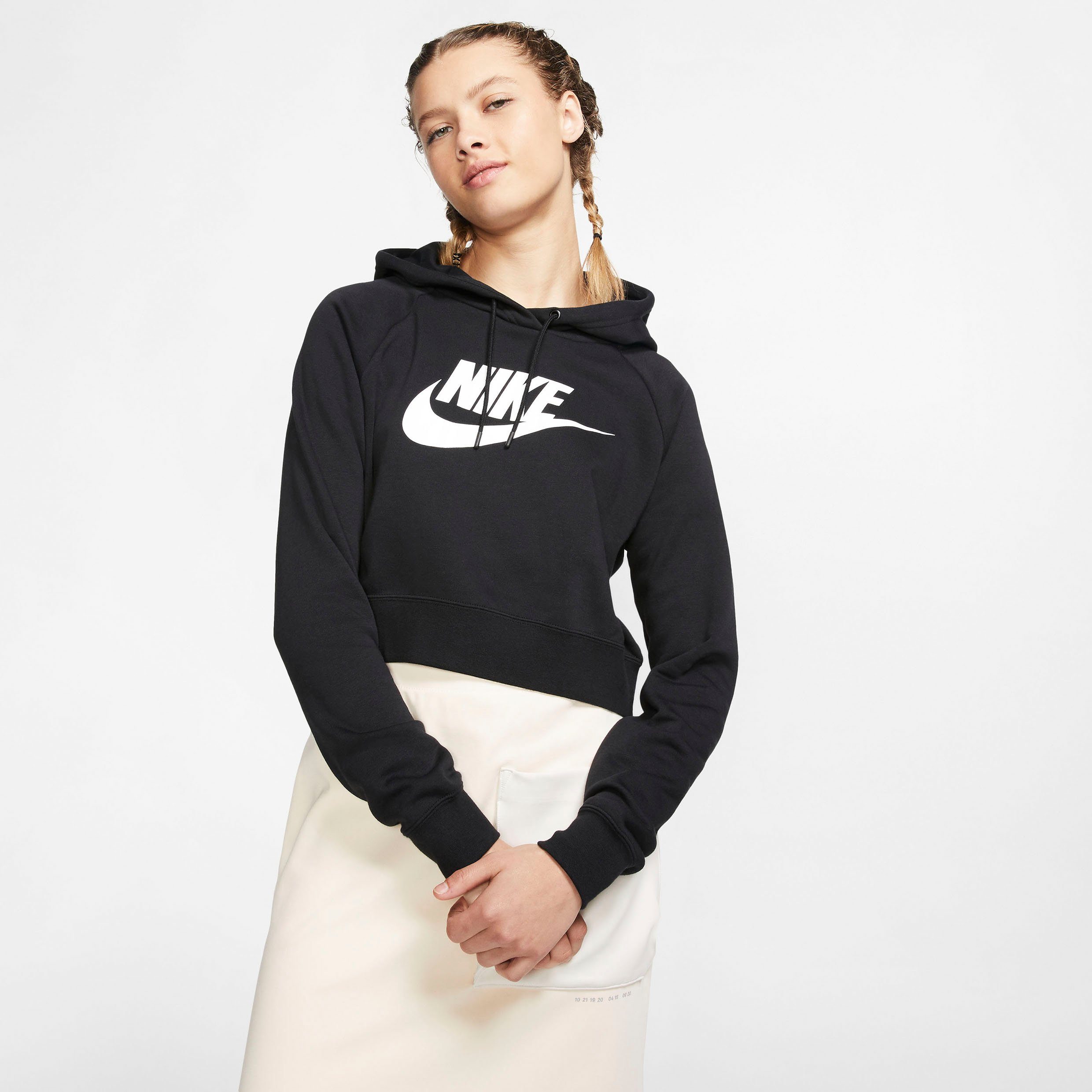Nike Sportswear Kapuzensweatshirt ESSENTIAL WOMENS CROPPED HOODIE
