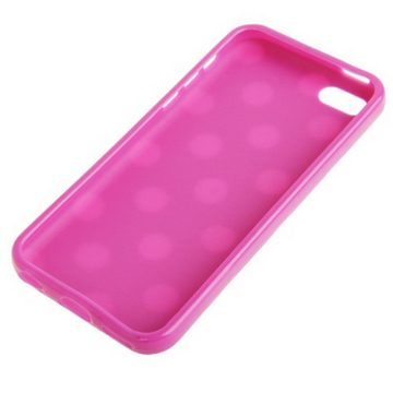 König Design Handyhülle Apple iPhone 5c, Apple iPhone 5c Handyhülle Backcover Rosa