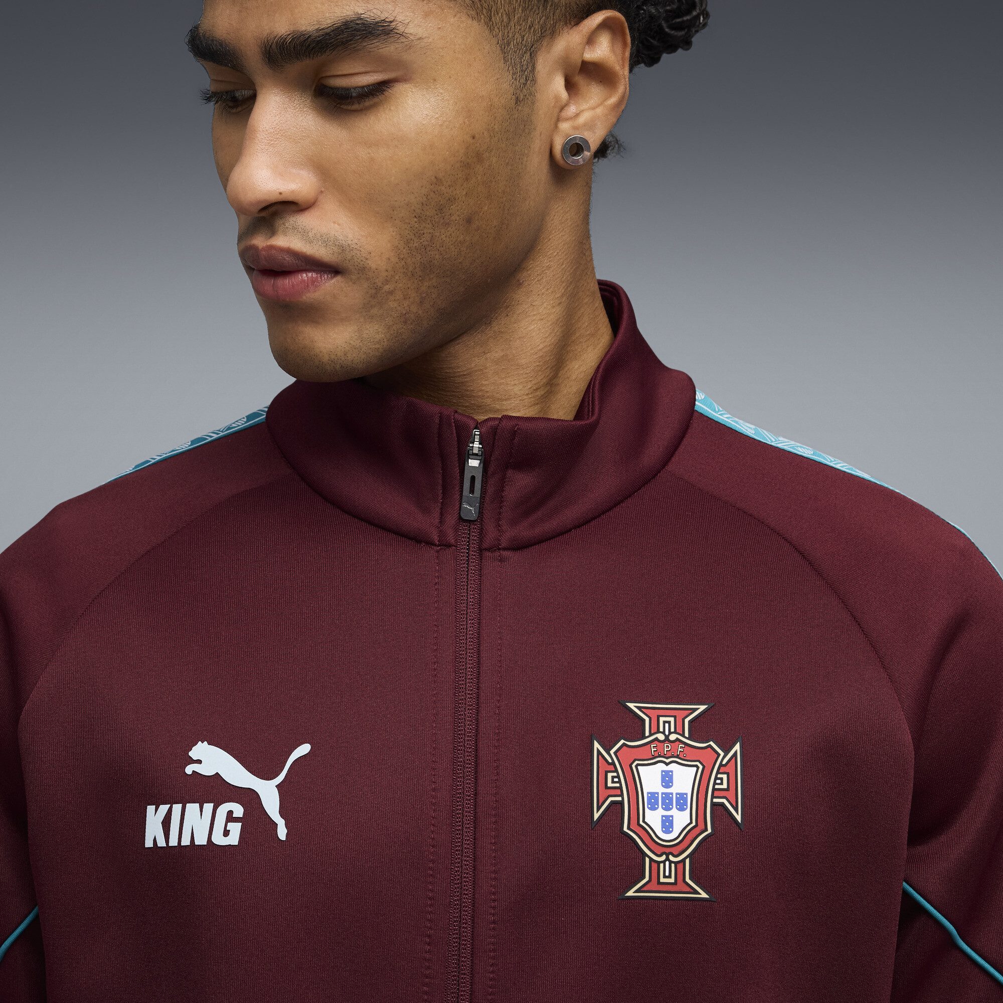 PUMA Sweatjacke Portugal KING Anthem Jacke Herren