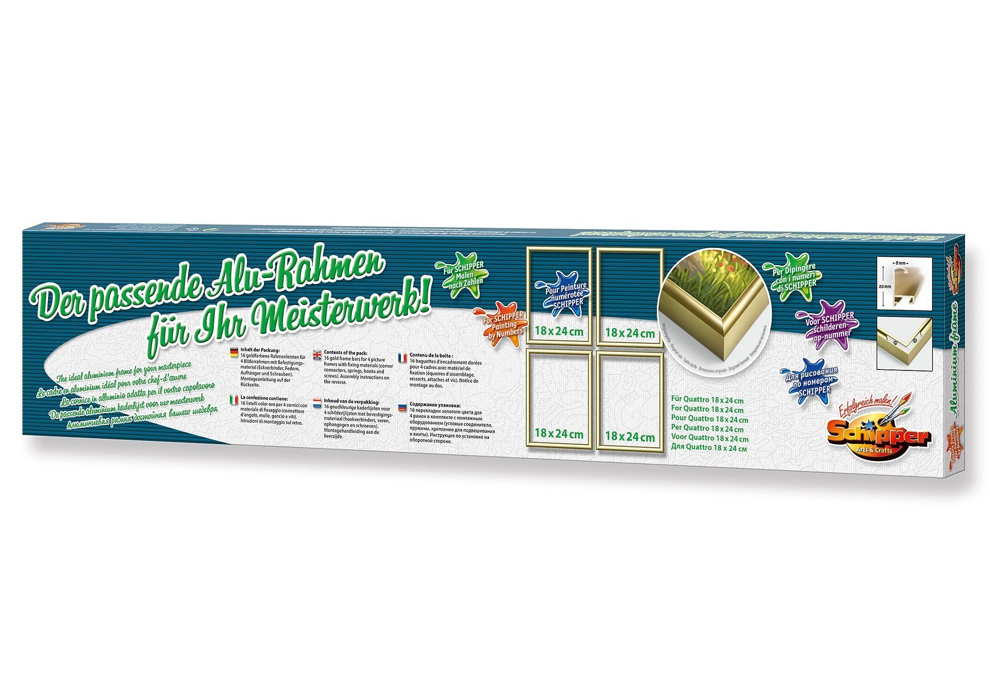 Schipper Bilderrahmen Malen nach Zahlen, Quattro, (Set), Made in Germany günstig online kaufen