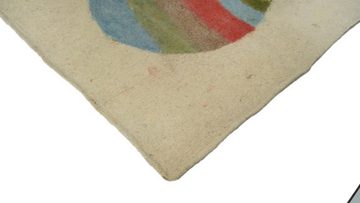 Orientteppich Kelim Fars 138x148 Handgewebter Orientteppich / Perserteppich, Nain Trading, quadratisch, Höhe: 4 mm