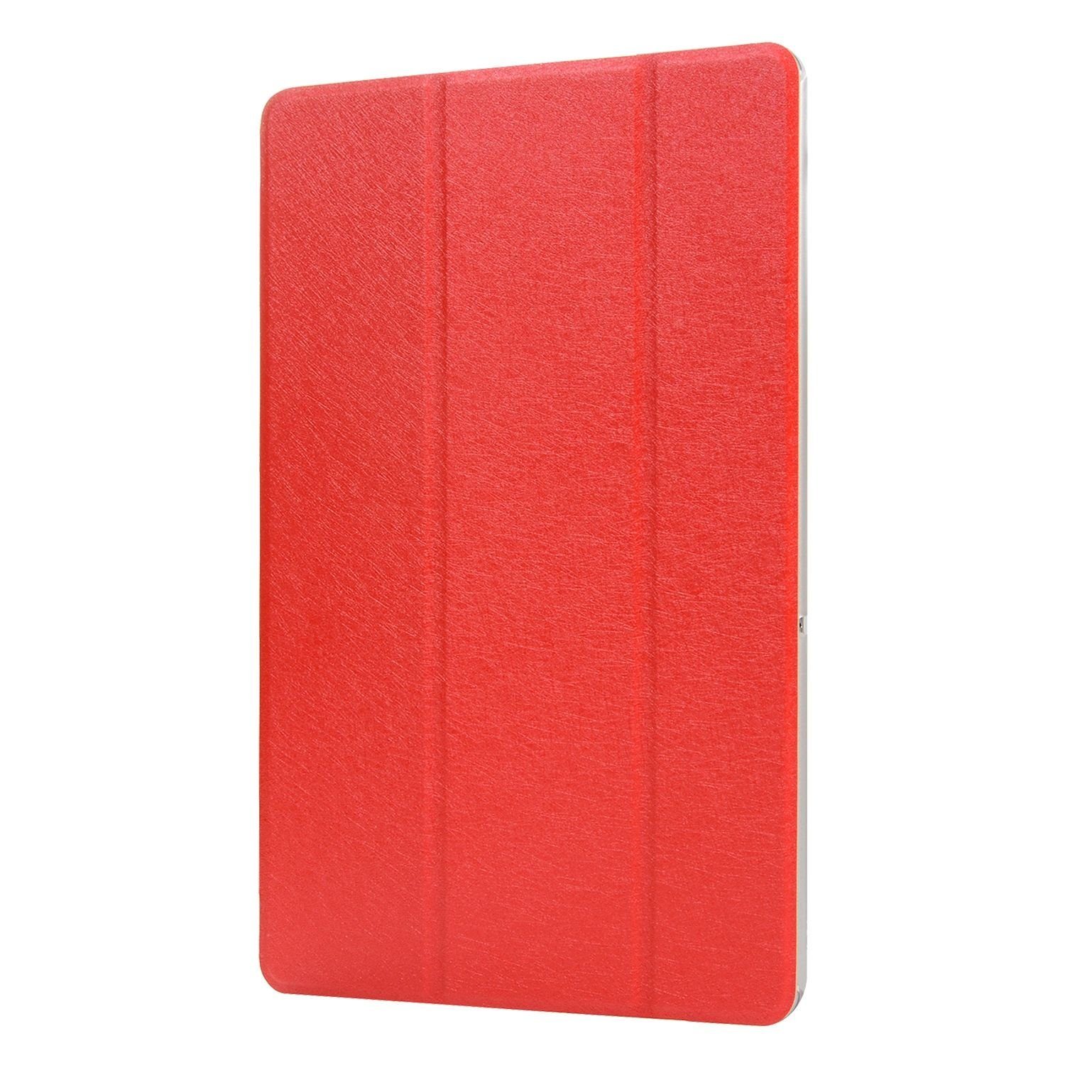 König Design Tablet-Hülle Samsung Galaxy Tab A7, Schutzhülle für Samsung Galaxy Tab A7 Tablethülle Schutztasche Cover Standfunktion Rot