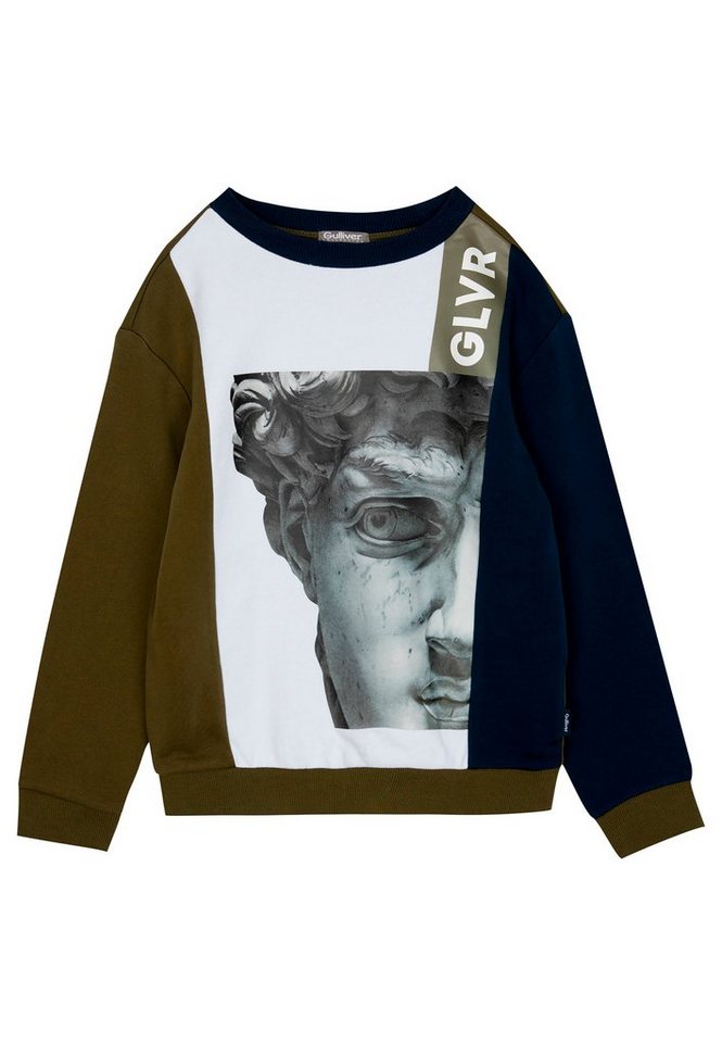 Gulliver Sweatshirt mit großem Fotodruck, Trendiges Sweatshirt für Jungen  von Gulliver