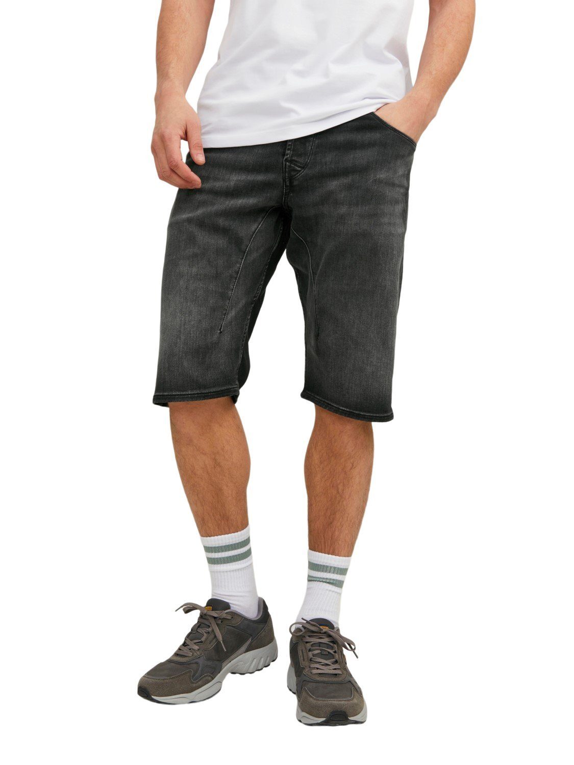 JACK & JONES JEANS INTELLIGENCE regular fit short JJISCALE blue denim