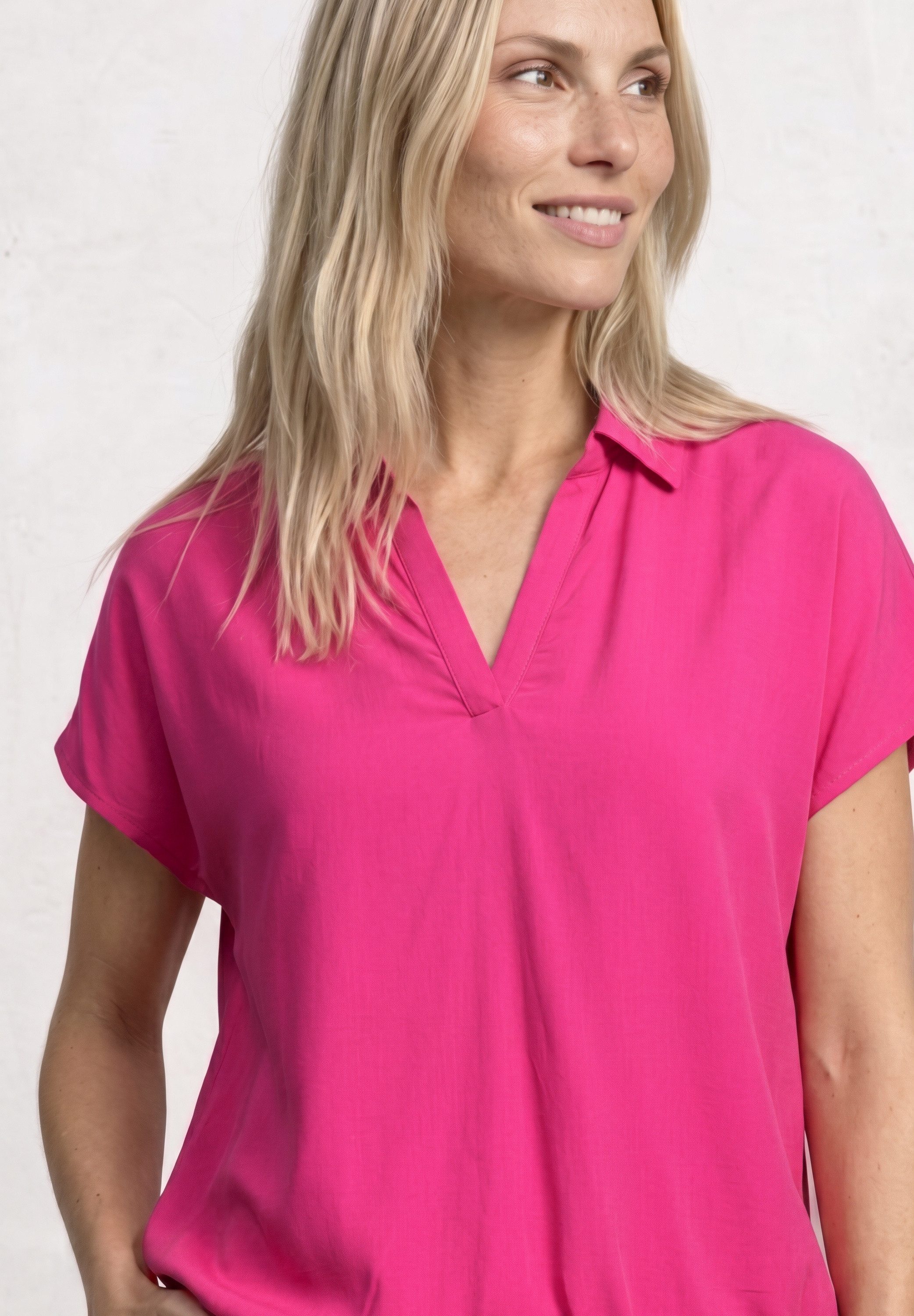 STREET ONE Hemdbluse aus softer Viskose