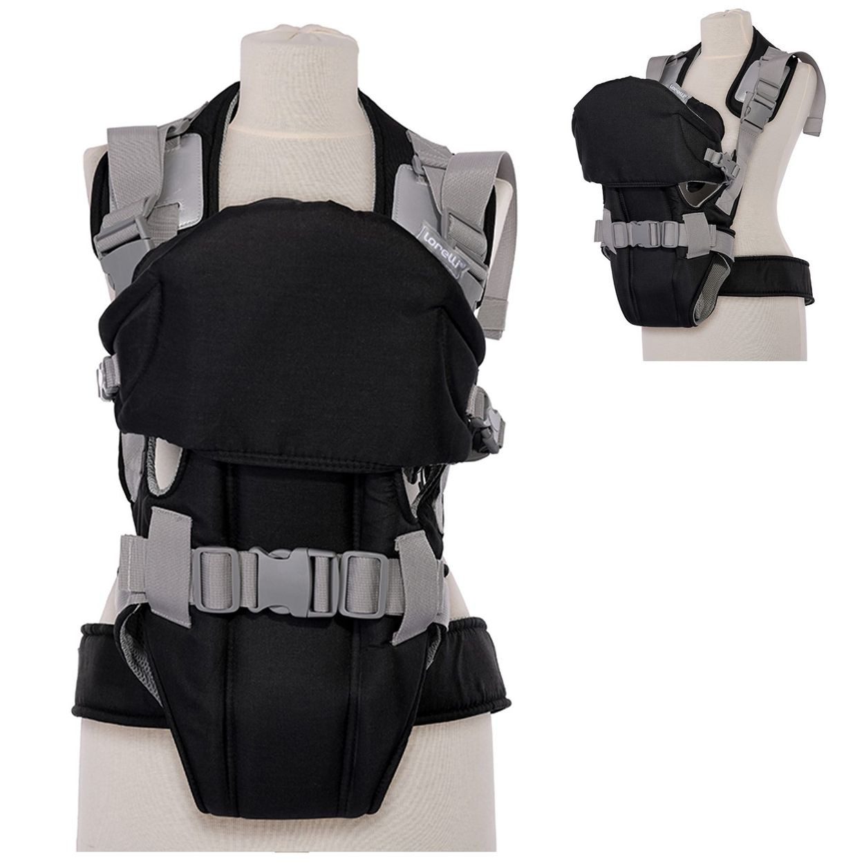 Lorelli Babytrage Weekend, Stillposition, 2 Blickrichtungen, gepolsterte Gurte, Polyester, 9 kg