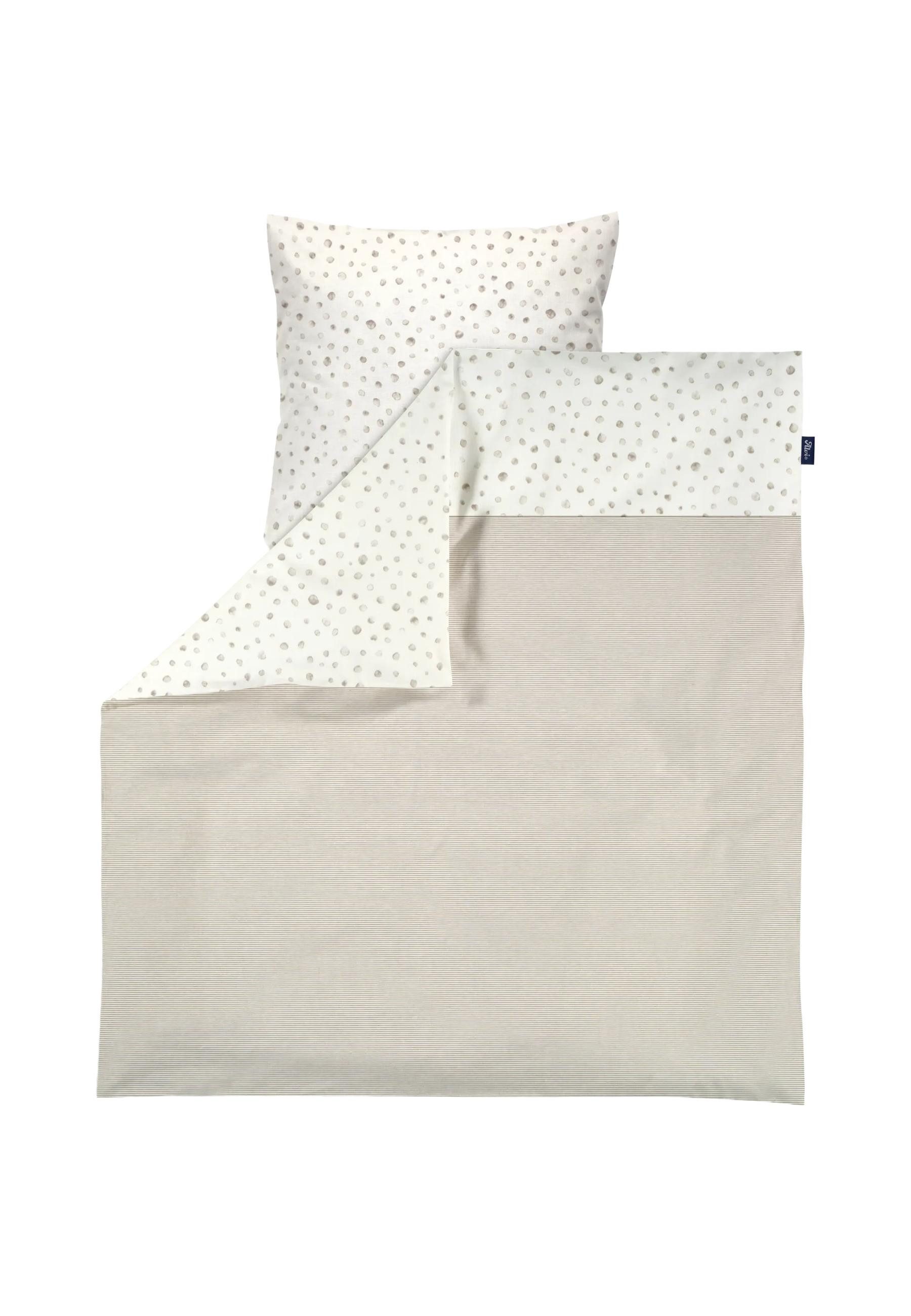 Alvi® Babybettwäsche Bettwäsche Baumwolle, Baumwolle, 2 teilig, atmungsaktiv