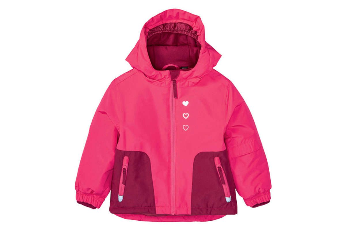 lupilu Schneejacke Mädchen Schneejacke Skijacke Wind- Wasserdicht Pink 110-116