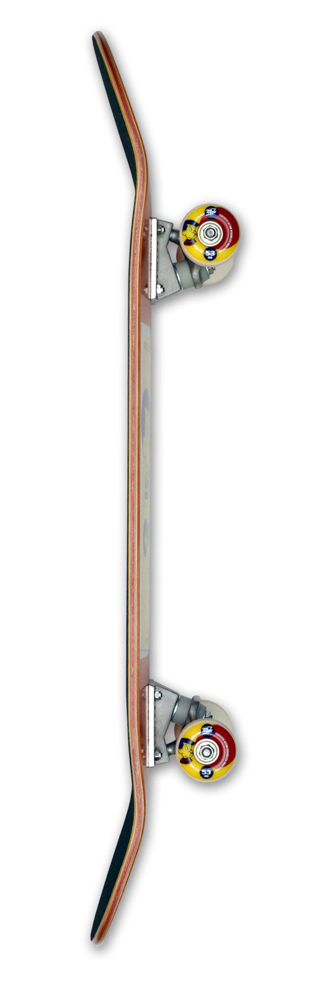 Mob Skateboards Skateboard Bubble 8.0 - Komplettboard 31 x 8 Zoll (Holzboard aus 7 Schichten Ahornholz, 1-St., fertig montiert - Super Colossal Bubble Gum - Orange), Skateboard für Jugendliche, Erwachsene, Anfänger und Profis
