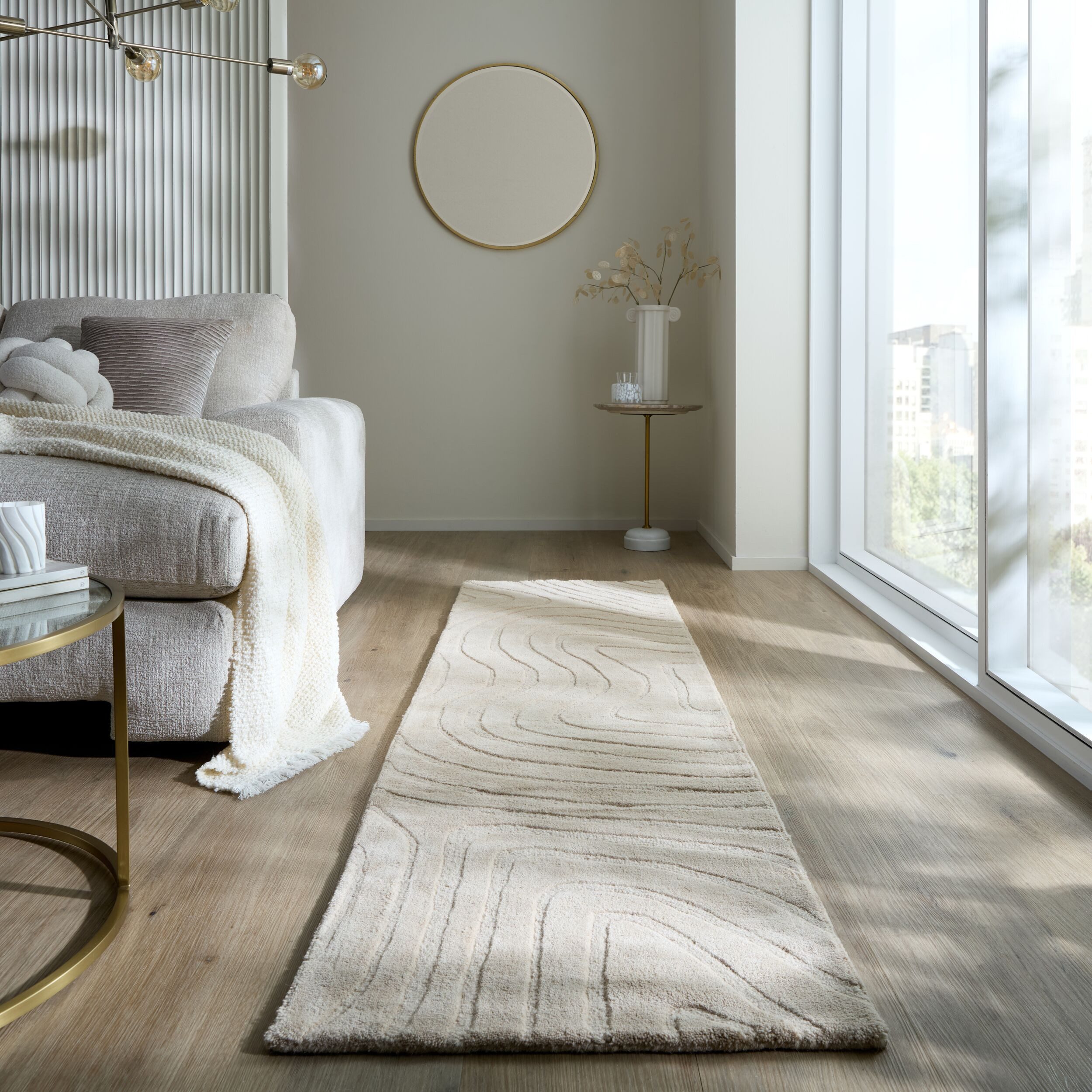 FLAIR RUGS Wollteppich Mesmerise, rechteckig, Höhe: günstig online kaufen