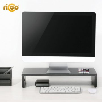 RICOO Schreibtischaufsatz FS0113-S, Monitorständer Schreibtisch Monitorerhöhung Bildschirm Tisch Aufsatz