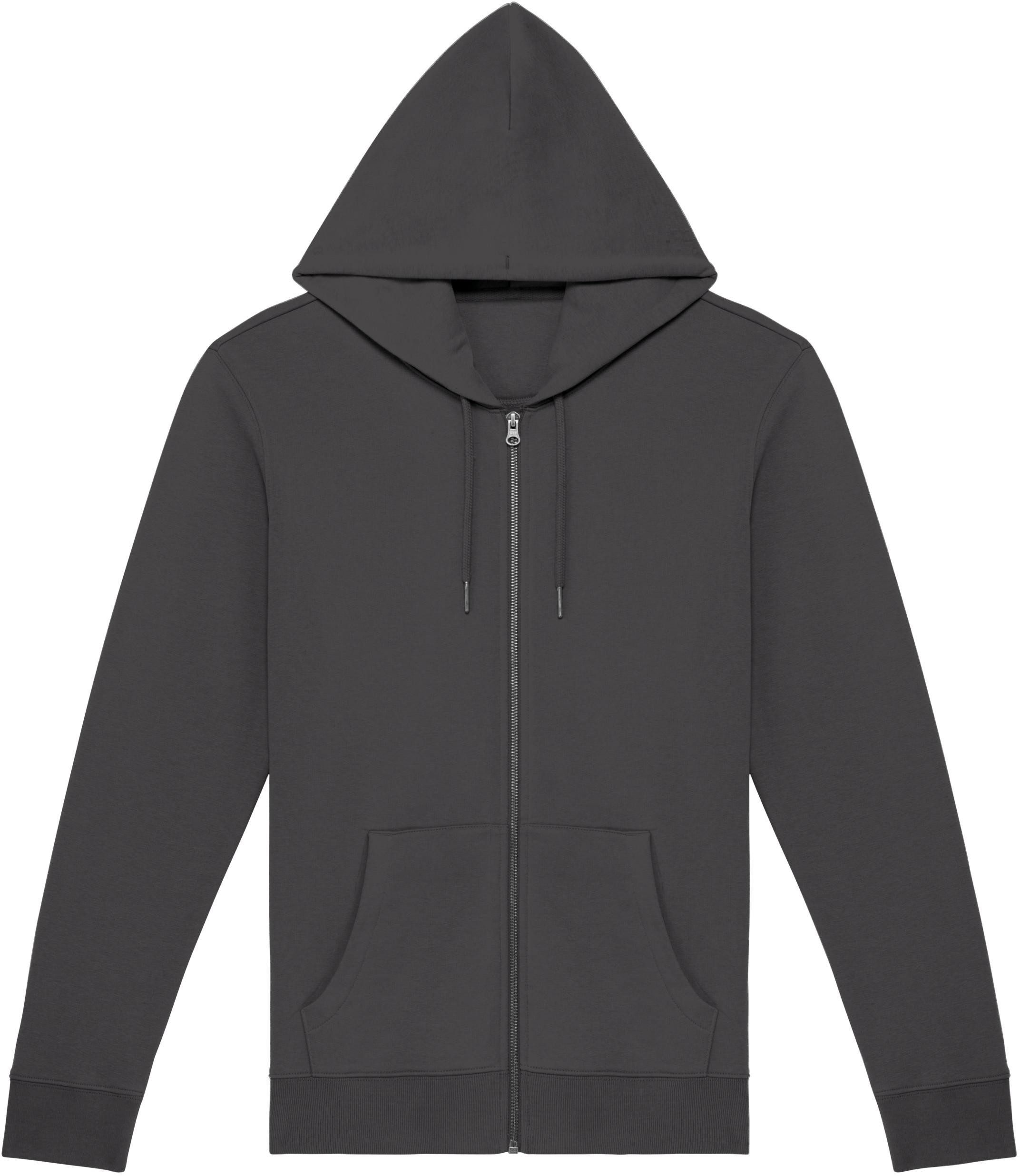 Kapuzenpullover Umweltfreundliches Unisex Kapuzensweatshirt mit Reißverschlu