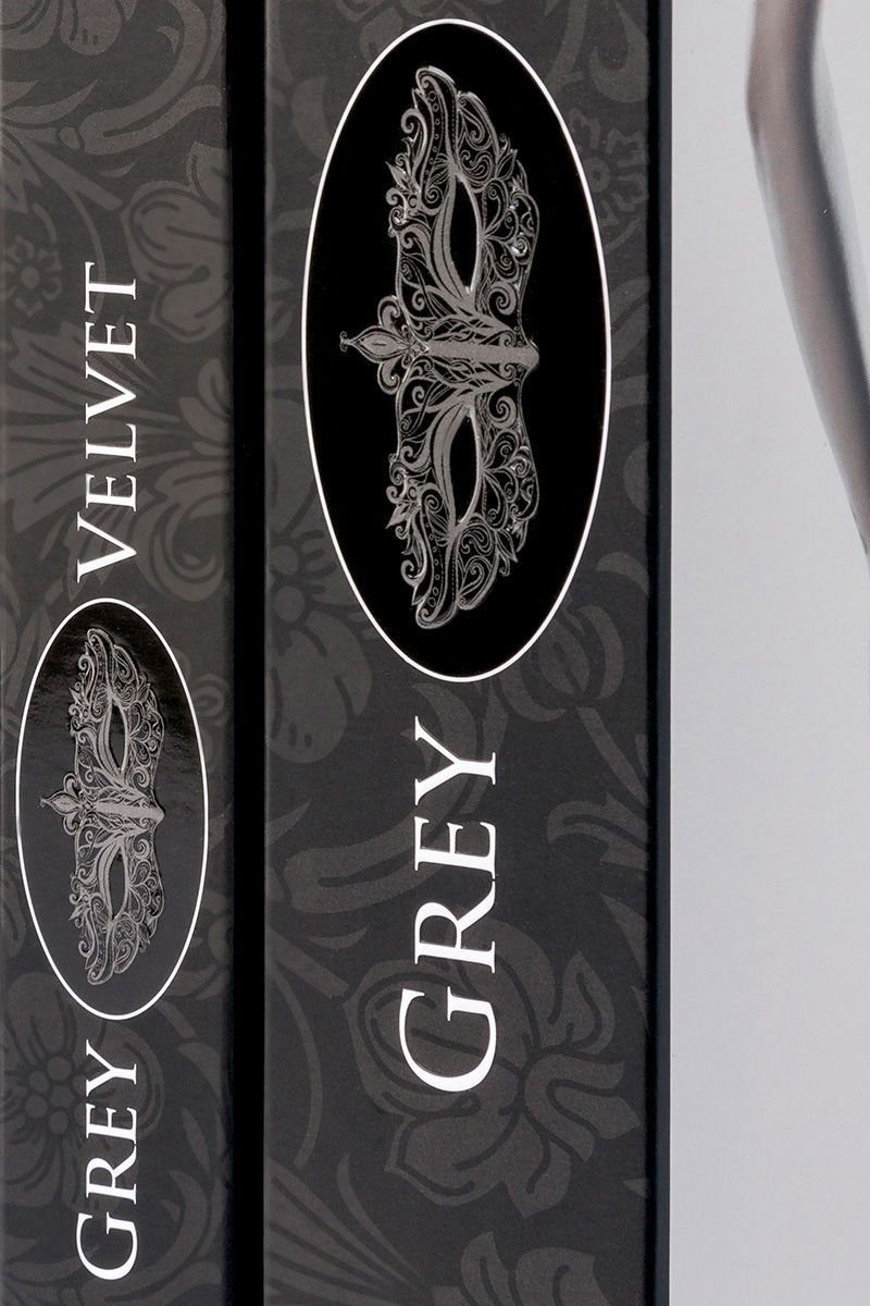 Grey schwarz Velvet - XL Corsage in