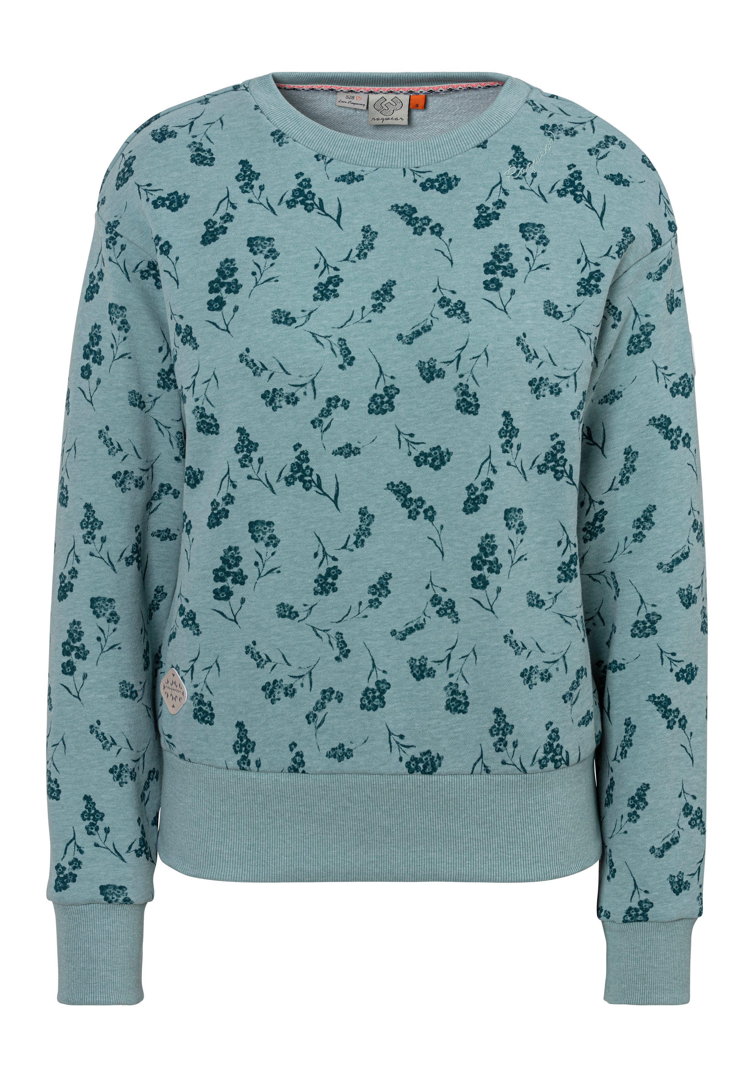 Ragwear Sweater HEIKKE mit sommerlichem Alloverdruck