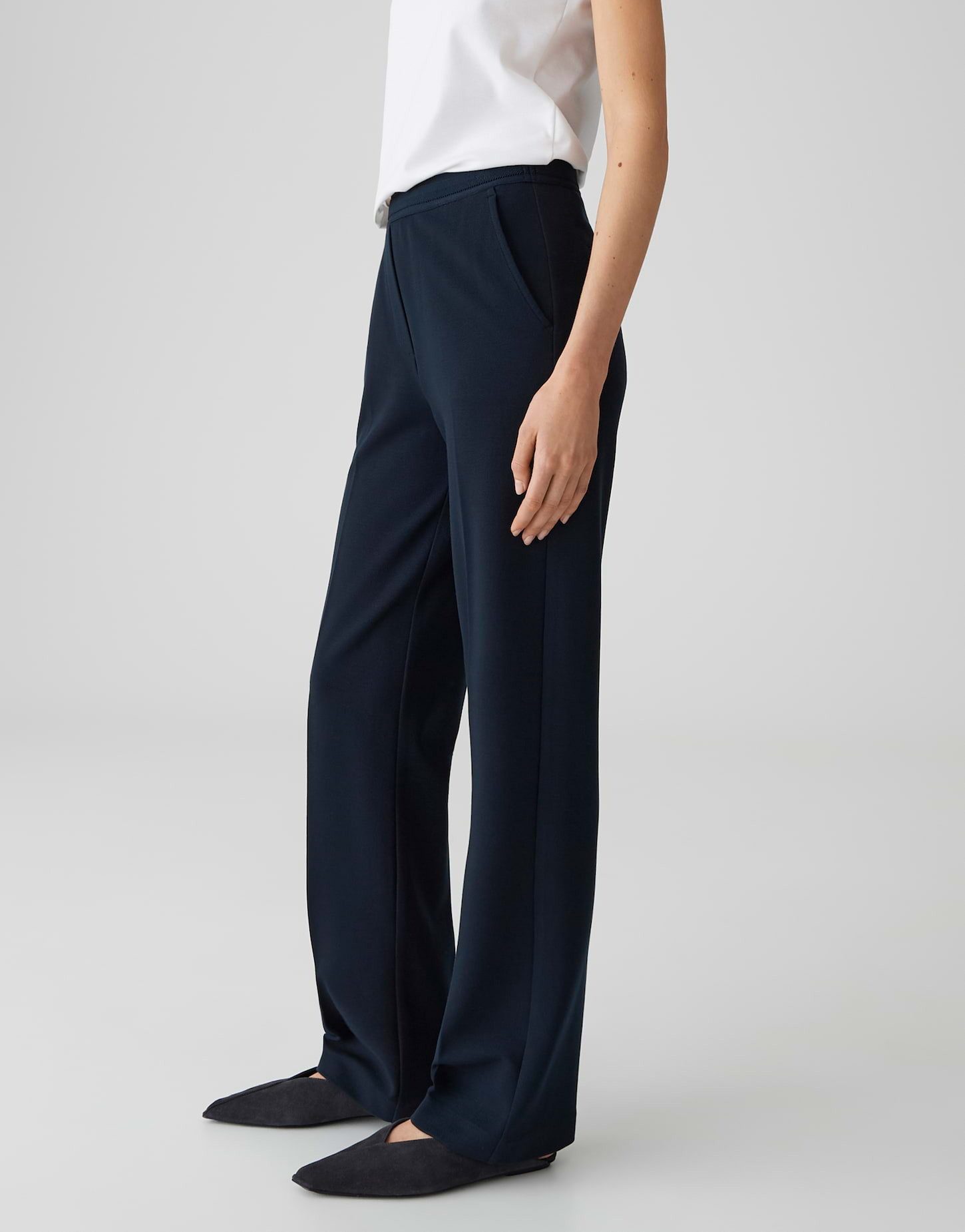 OPUS PANTS Stoffhose MACIE BROOK aus Jersey Twill Eleganter Fall mit Bügelfalten – Bild 5 von 5