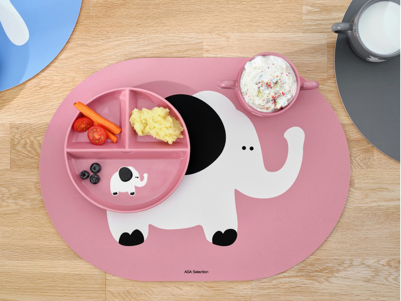 ASA SELECTION Platzset buddies Tischset Elefant 46x33cm