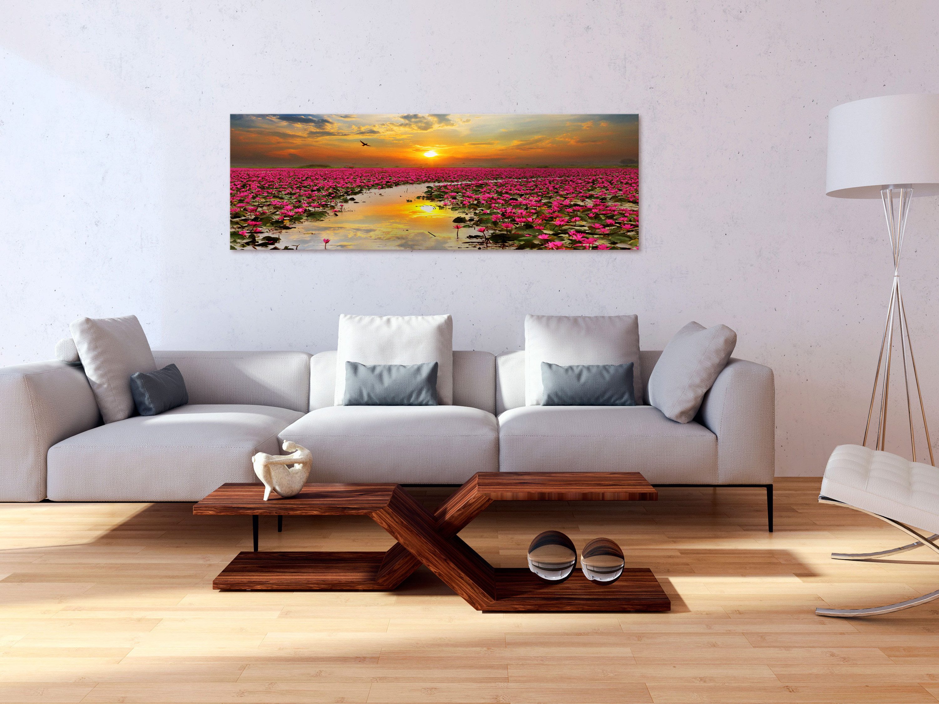 Artgeist Wandbild Lily Field (1 Part) Narrow