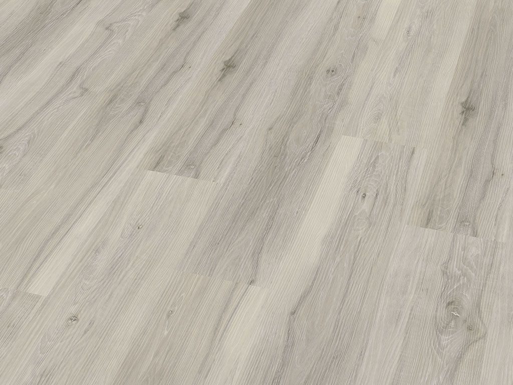Check Виниловый ламинат Click-Vinyl Basic One, integrierte Trittschalldämmung, für 10,98m2, 1220x180 mm, 4,5mm, Fußbodenheizung geeignet, Feuchträume geeignet