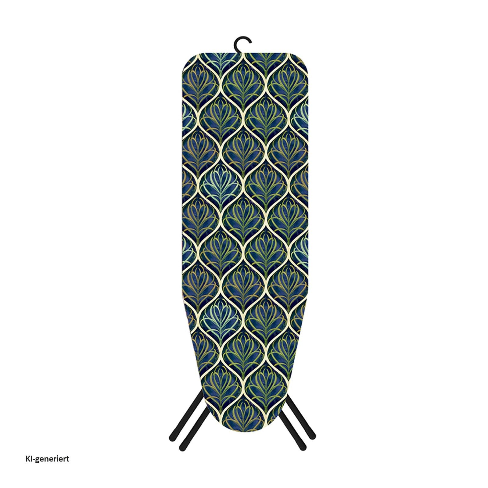 HTI-Living Bügelbrett Bügelbrett Rosalinde Dunkelblau, Bügelfläche 112x38 cm, Bügelfläche 112 x 38 cm