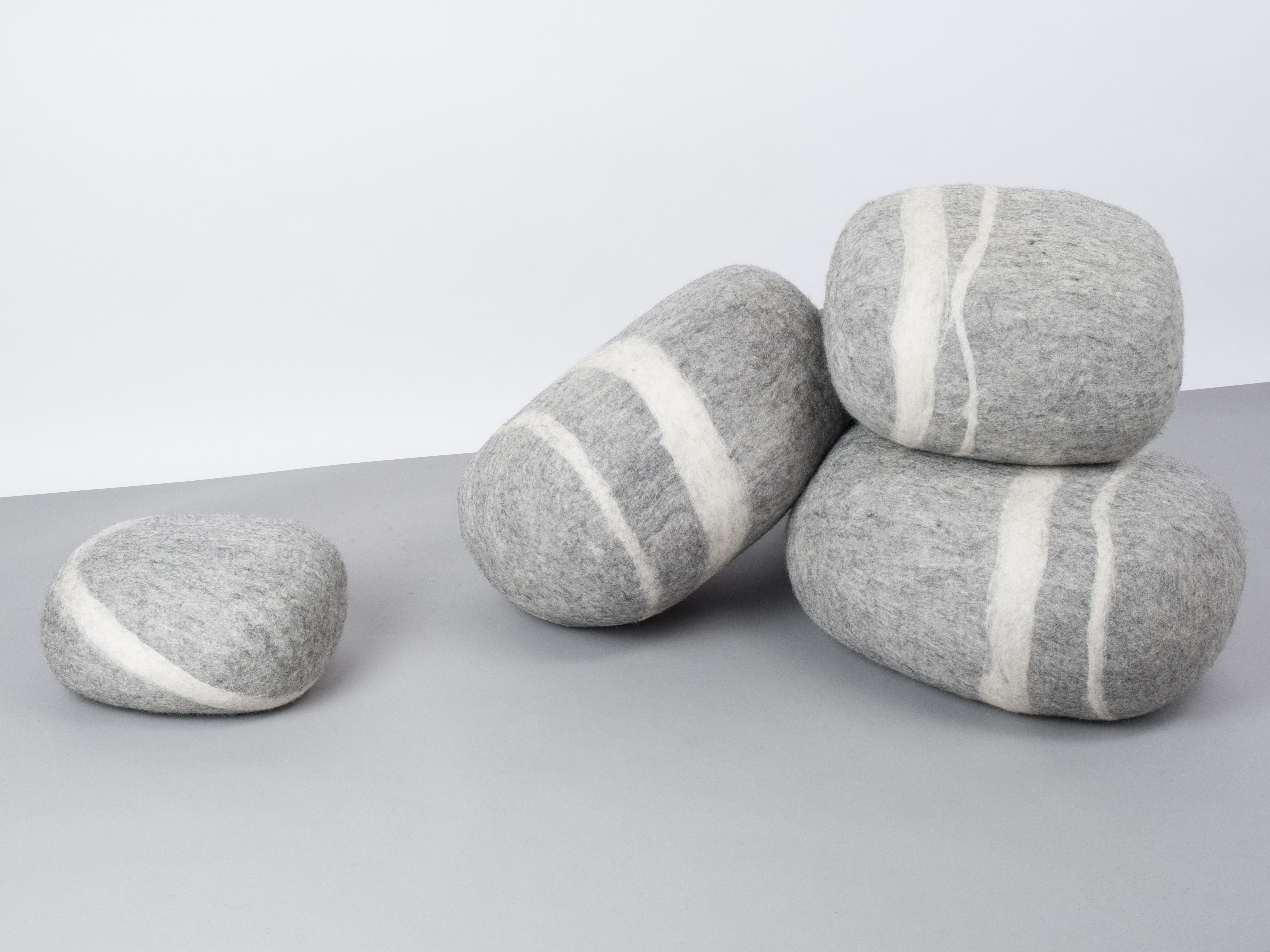 myfelt Pouf Filz Kieselstein (Pouf), aus günstig online kaufen