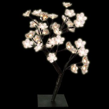 BURI Dekofigur LED Lichterbaum 55cm Weihnachtsbaum Dekobaum Leuchtbaum Tannenbaum