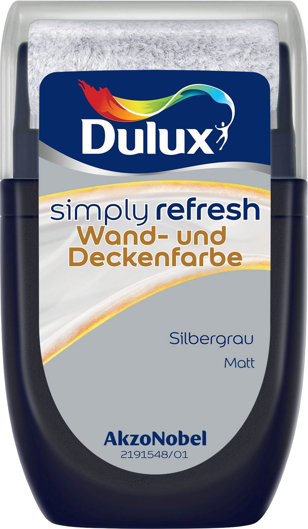 Dulux Wand- und Deckenfarbe Simply Refresh, Tester, matt, hochdeckend, 30 ml